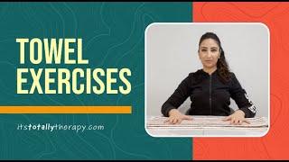 Tabletop Towel Exercises
