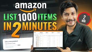 How to Create 1000 Amazon Listings in Bulk with Flat Files | Amazon Flat Files Made Simple