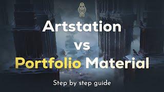 Live : Artstation vs Production vs Portfolio Material (deleted on January 6th)