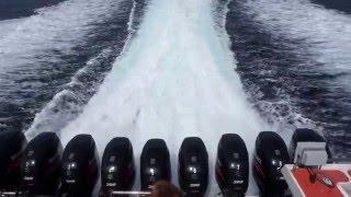 9x300HP Amazing view speed boat Gili Islands Bali Volcano