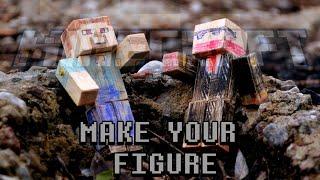 DIY your own minecraft figure