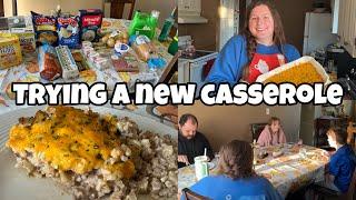 Walmart weekend grocery haul & trying out a new supper recipe for my family ( 2 teens & 2 adults)