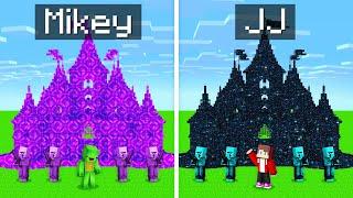 Mikey NETHER vs JJ ENDER Portal Kingdom in Minecraft (Maizen)