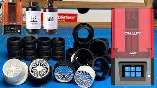 How To: 3D Printing Custom Wheels and Tyres for scale models with the Creality Halot-One