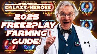 Nooch2Gud's 2025 Free to Play Farming Guide for Star Wars Galaxy of Heroes!