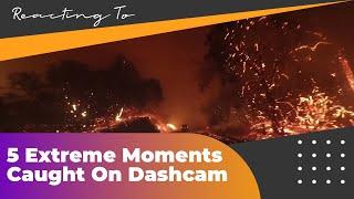Reacting To 5 Extreme Moments Caught On Dashcam | V417