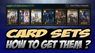 CARD SETS AND HOW TO GET THEM [LOST ARK]