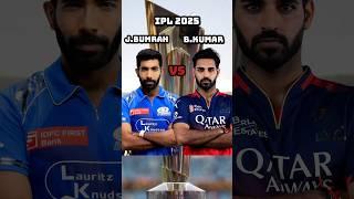 jasprit bumrah vs bhuvneshwar kumar in ipl 2025#cricket#viralvideo#viralshorts#shortsfeed#trending