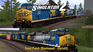 Trainz Simulator 2 - Sand Patch (Rockwood - Garrett) Route Review