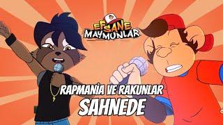 Rapmania ve Rakunlar Sahnede | Efsane Maymunlar 3. Bölüm Klip 