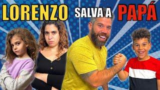 LORENZO siempre SALVANDO a su PAPÁ|4PLUSONE