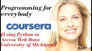 Coursera: Programming for Everybody (Getting Started with Python) Complete Course solved