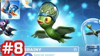 Oddwings Escape - Gameplay Walkthrough - Part 8 Unlock Brainy Mountains (Level 9 - 10) iOS/Android