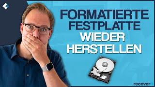 Formatierte Festplatte wiederherstellen - so geht's!