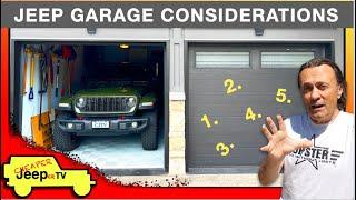 5 Things to Consider When Making Your Jeep Garage