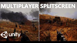 HOW TO CREATE SPLITSCREEN FOR FPS MULTIPLAYER GAMES - MINI UNITY TUTORIAL