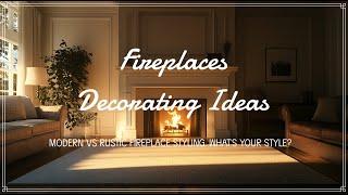 Modern vs Rustic Fireplace Styling: What’s Your Style? ️🪑