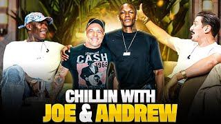 Israel Adesanya Reconnects With Joe Rogan & Andrew Schulz In Epic Conversations