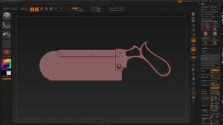 Zbrush - Creating a Bone Saw - Exploring New Techniques (Full Tutorial at BadKing.com.au)