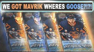 WE GOT MAVRIK WHERE'S GOOSE?!?! - 24/25 Upper Deck Series One Hobby Box - Hockey Card Break