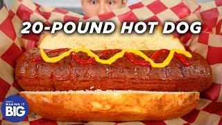 I Made A Giant 20-Pound Hot Dog • Tasty
