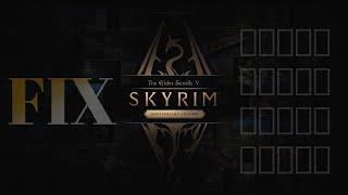 Квадратики в SKYRIM Aniversary - решение проблемы [ABBAT]