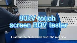 Breakdown Voltage Test or Di-electric Strength Test of Insulating Oil.BDV Test of Transformer Oil.
