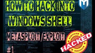 Metasploit  #1  Introduction to Metasploit and How to hack Windows Shell