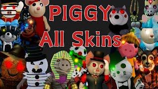 Roblox Piggy - All skins Book 1,2 + Exclusive and Extra Skins