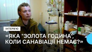 «Яка "золота година", коли санавіації немає?». Медикиня 30-ї бригади рятує поранених у стабпункті