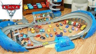 Disney Cars 3 Ultimate Florida 500 Speedway Race Track Lightning Jackson Cruz Duel Race so Fast!