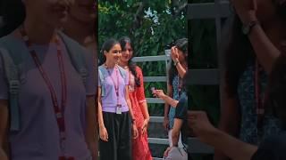 Unexpected crush street love  After other girls reaction #propose #firstsight #crush