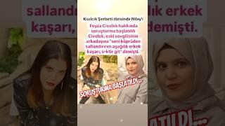 KIZILCIK ŞERBETİ'NİN NİLAYI FEYZA CİVELEK HAKKINDA SORIŞTURMA BAŞLATILDI#kızılcıkşerbeti