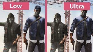 Watch Dogs 2 – PC Low vs. Ultra with Options in detail Graphics Comparison