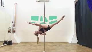 Pole Dance уроки. Шпагат Шишковой.