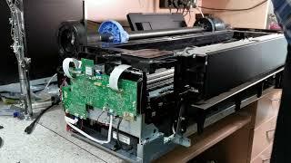 hp designjet t230, t630, разборка корпуса для бесчиповой прошивки.