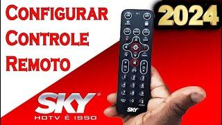 COMO CONFIGURAR o controle remoto SKY HD UL1 em qualquer TV. RÁPIDO e PRÁTICO 2024