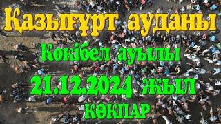 Қазығұрт ауданы Көкібел ауылы Битеміровтар әулеті Қазыбек мырза берген көкпар 21.12.2024ж КӨКІБЕЛ