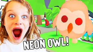 GETTING BIGGY'S DREAM PET (MEGA NEON OWL) ??  in Adopt Me Roblox Gaming w/ The Norris Nuts