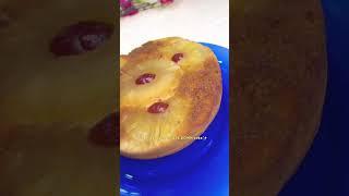 "Life is like a pineapple cake; flip it for sweetness."#baking #cake #yutubeshorts #yummy