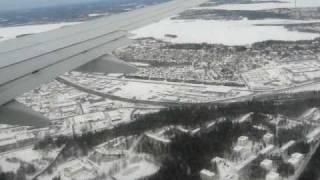 Landung / Landing at Tampere 10.03.2010 with Ryanair