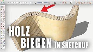 „Kerf Bends“ planen und zeichnen