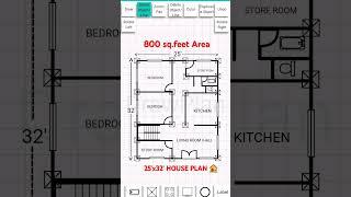 25'x32' HOUSE PLAN   #home #2bhkhousedesign #housedesign #civil #homedesign