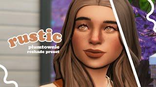 How to Make Sims 4 Look Better | Rustic Reshade Preset 