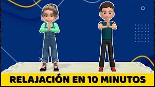 EJERCICIO DE 10 MINUTOS PARA NIÑOS - RELAJACIÓN AL ATARDECER