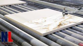 Amazing Modern Ceramic Tile Manufacturing Process With Advance Technology And Creative Workers