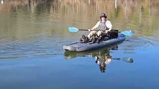 3-2-24 Kayak base miles | Meeting Campbell Paddling His New Inflatable Kayak for the First Time