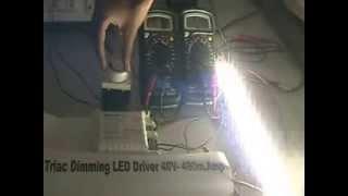 Triac Dimming MELCON LED Driver Demonstration