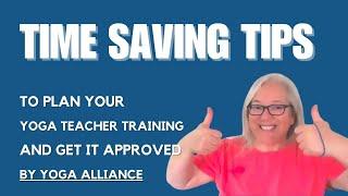 Time Saving Tips for Planning your Yoga Teacher Training