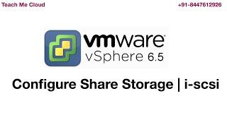 Configure share storage in vSphere 6.5